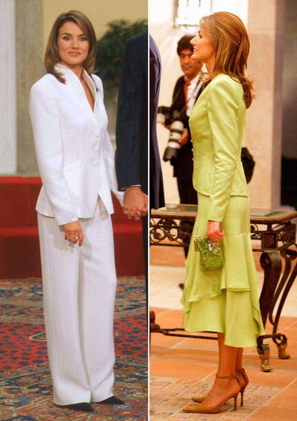 Con motivo del 15 aniversario del anuncio de su compromiso con el rey Felipe, repasamos los looks más llamativos de la reina en este tiempo.