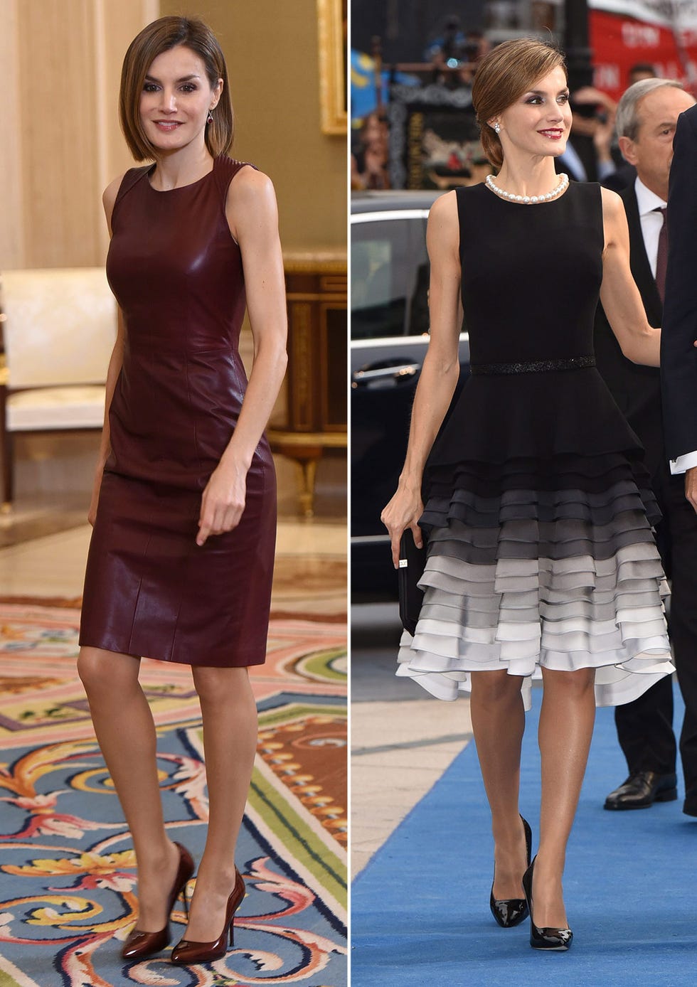 Con motivo del 15 aniversario del anuncio de su compromiso con el rey Felipe, repasamos los looks más llamativos de la reina en este tiempo.