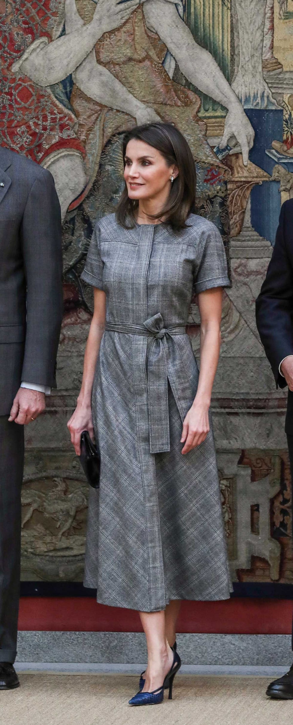 Letizia vestido príncipe de Gales