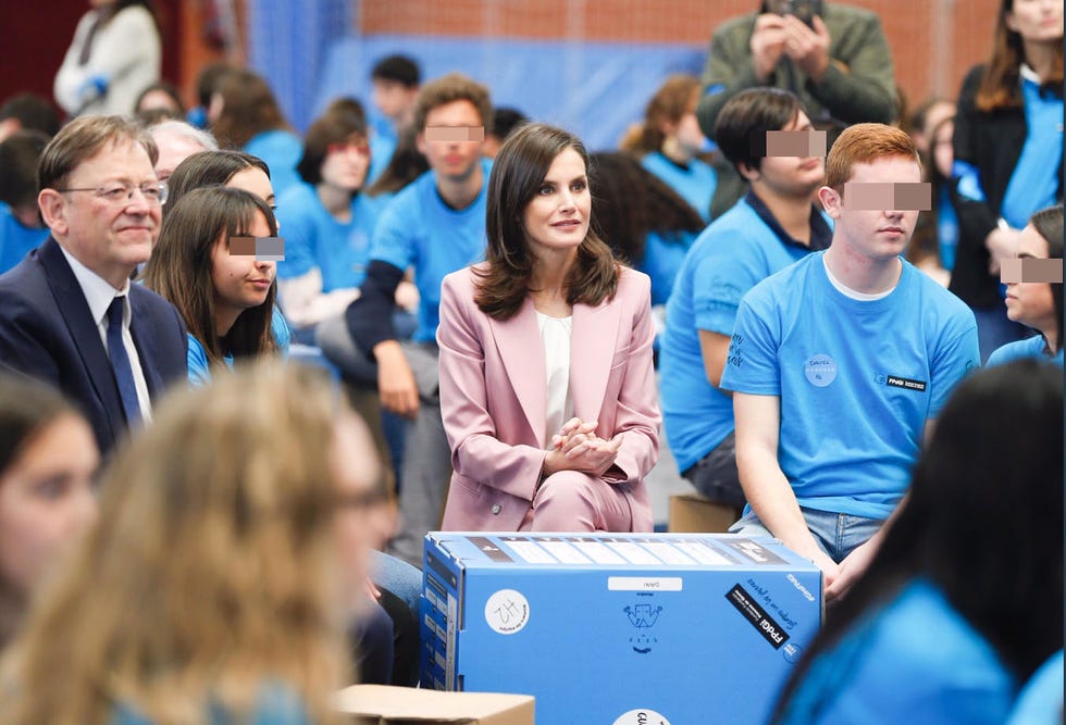 Letizia, en la Universidad de Valencia