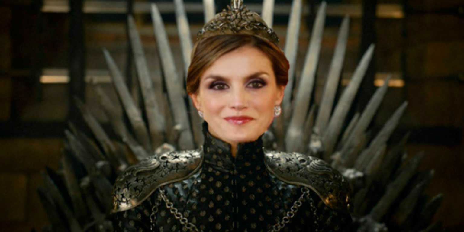 La reina Letizia, meme en 'Juego de Tronos'