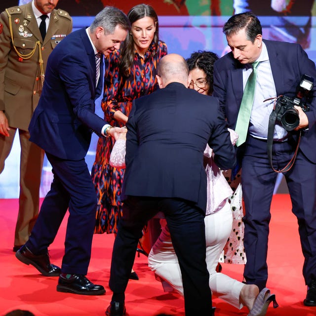 letizia, acto cruz roja