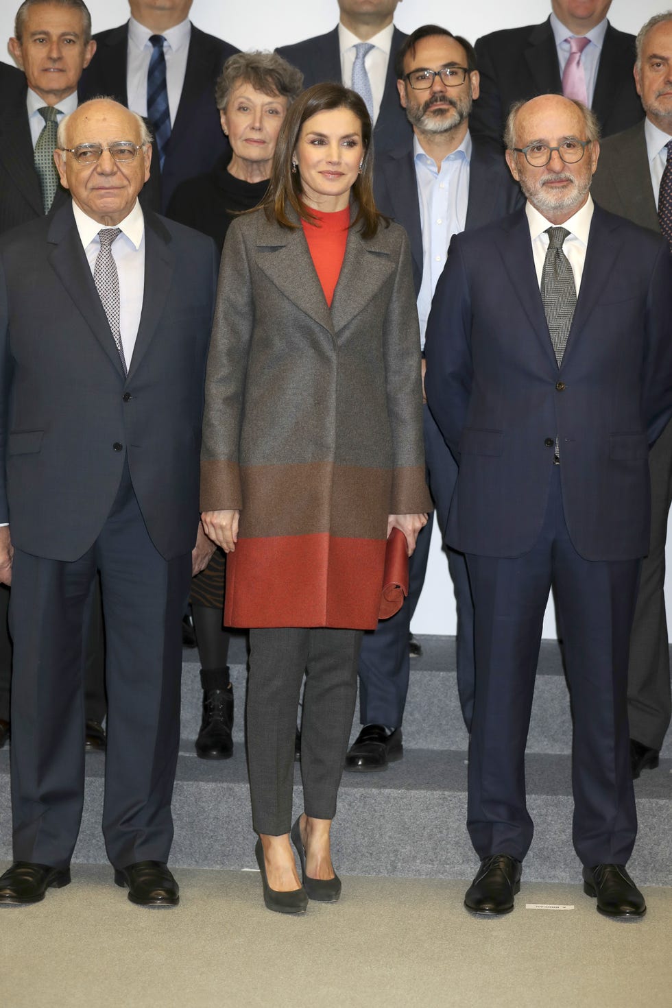 Reina Letizia look en el Campus de Repsol de Madrid