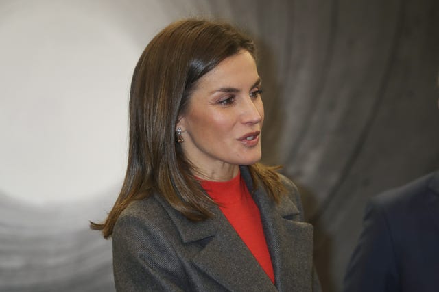 Reina Letizia Ortiz en un acto del Campus Repsol de Madrid