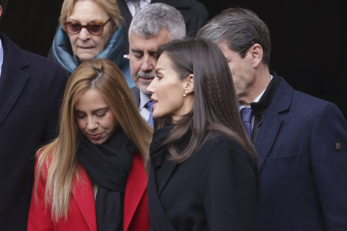 Letizia recupera el peinado que fue tendencia en los años 80