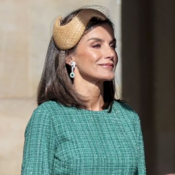 letizia con pendientes de esmeraldas y diamantes de la reina sofia