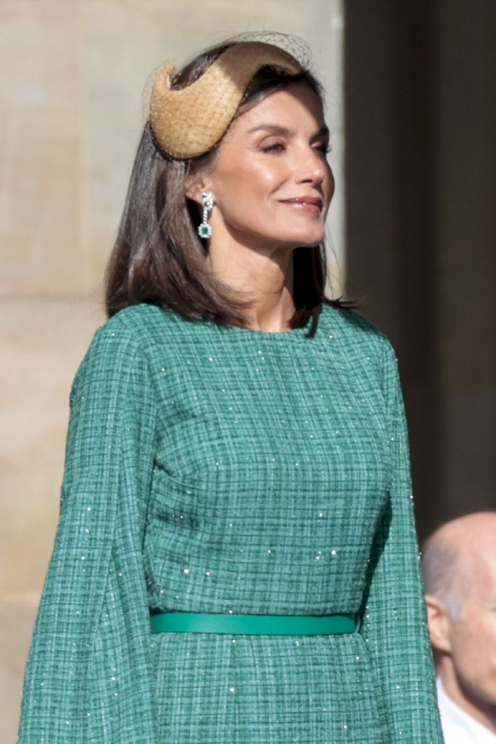 letizia con pendientes de esmeraldas y diamantes de la reina sofia