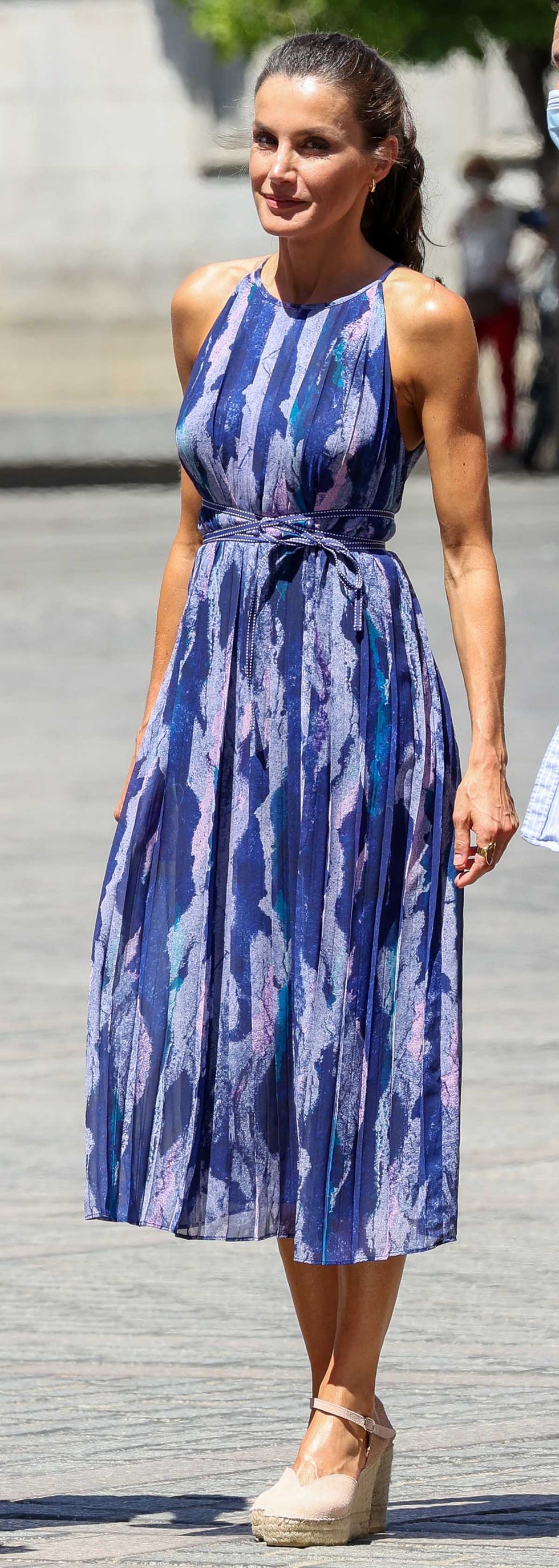 letizia pasea por el centro de sevilla el  28 de junio 2020