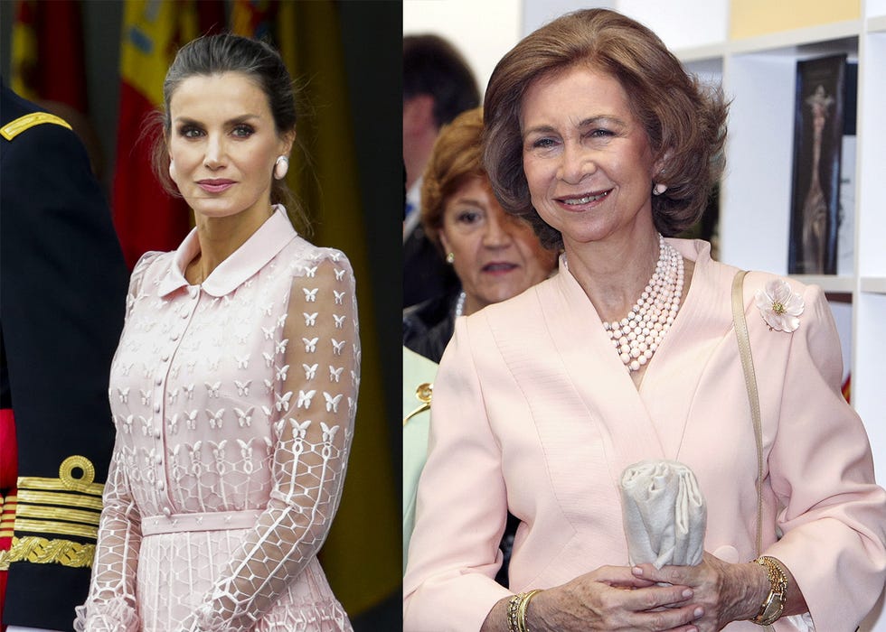 Letizia y doña Sofía