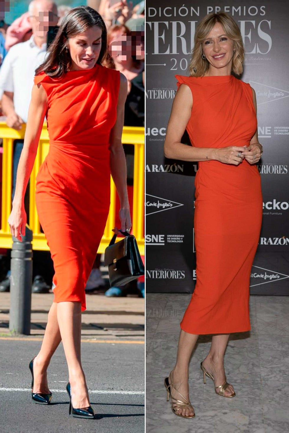 letizia y susanna griso, mismo vestido de zara