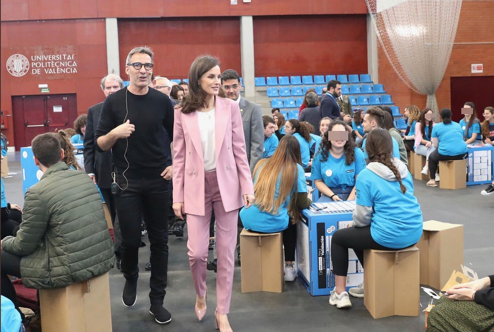 Letizia, en la Universidad de Valencia