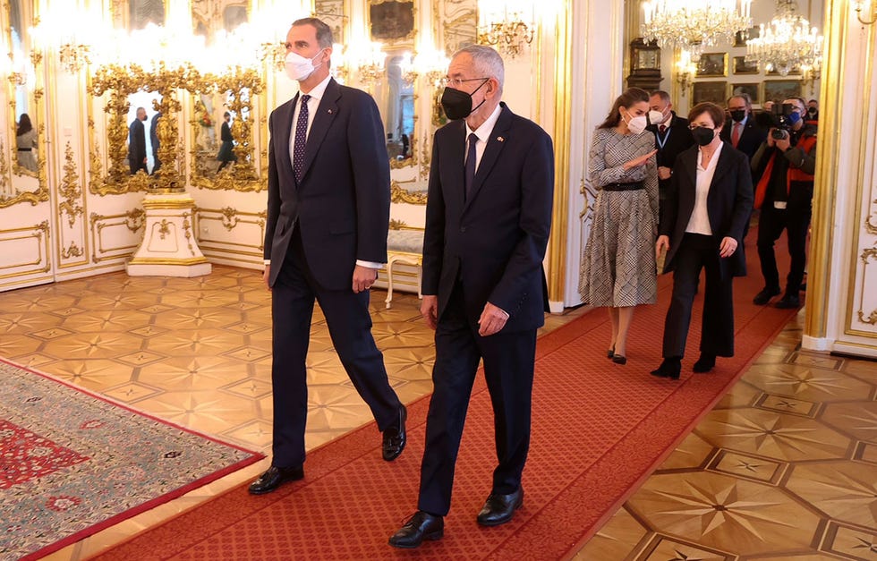 los reyes visitan austria