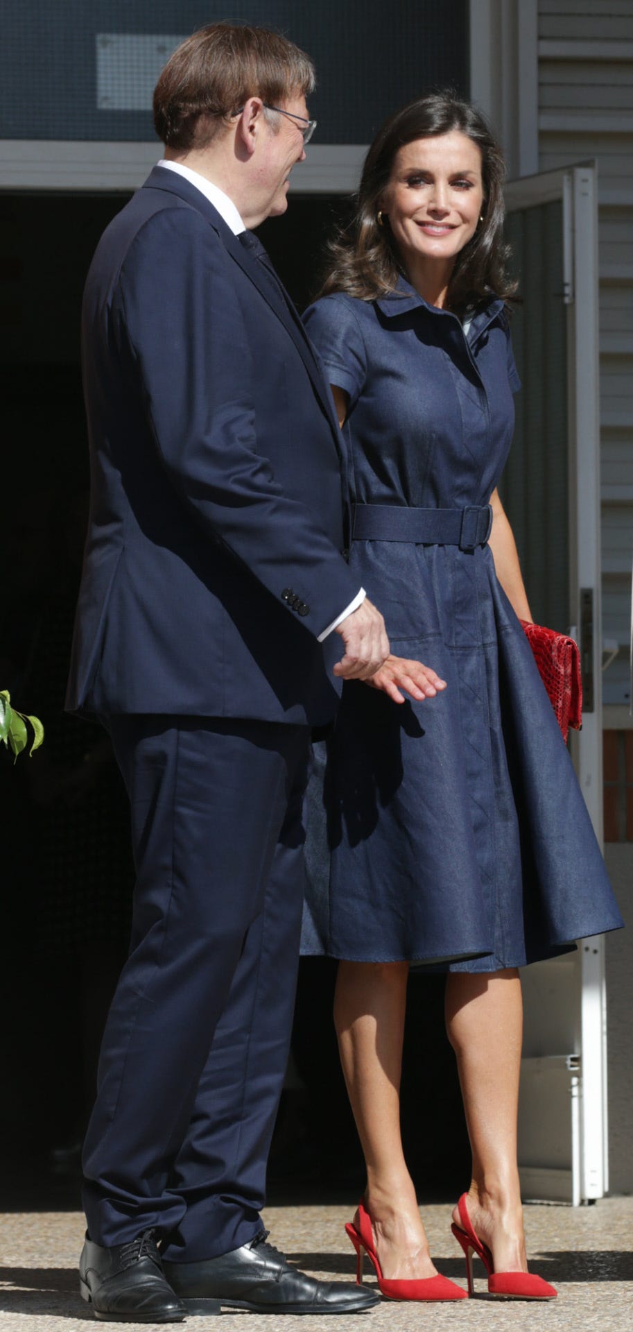 Letizia vestido Carolina Herrera
