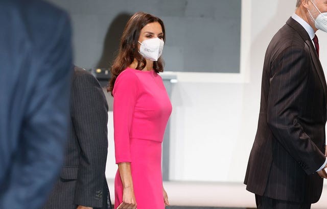 letizia recupera su vestido rosa de moisés nieto