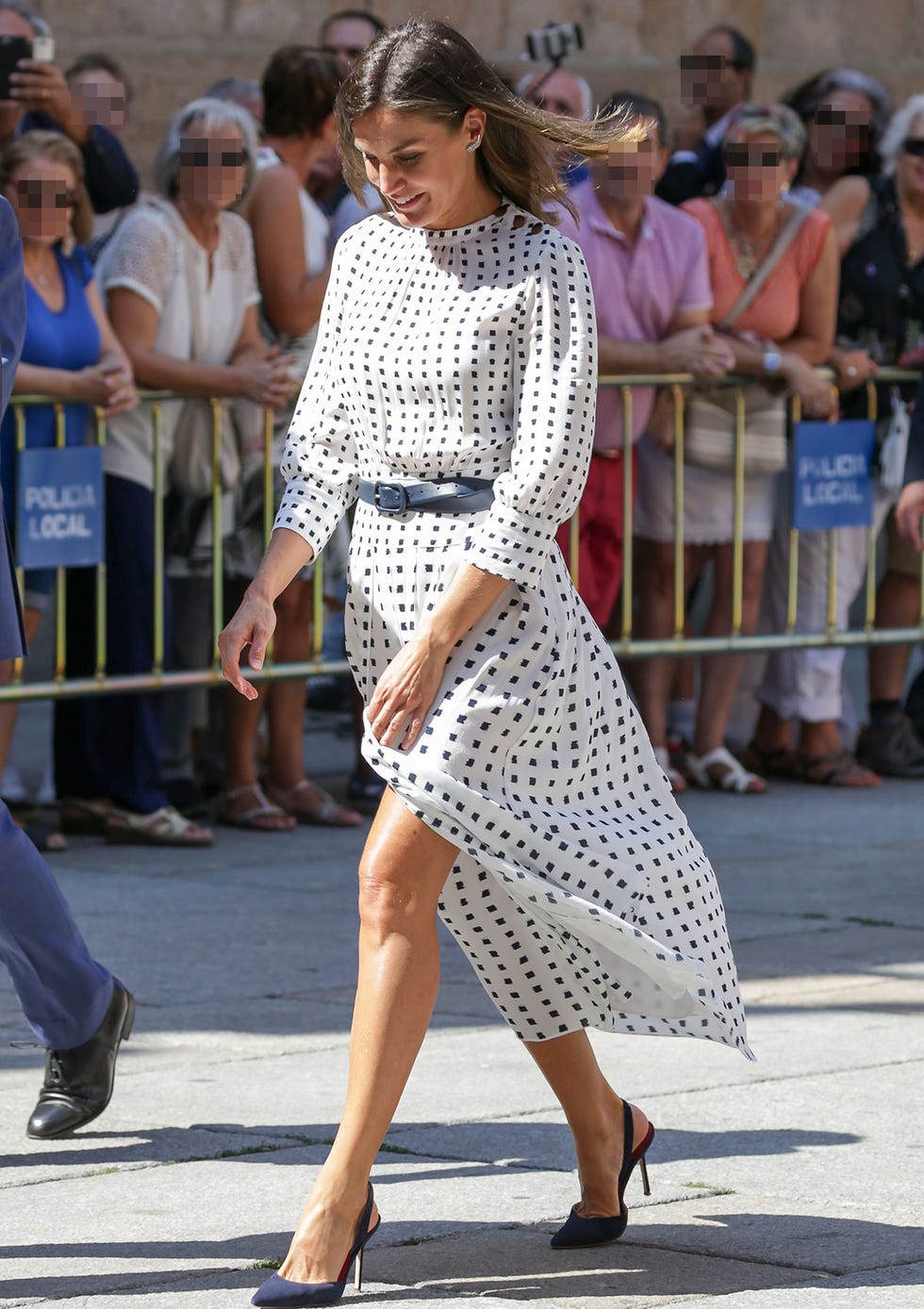 Letizia, en Salamanca en 2018