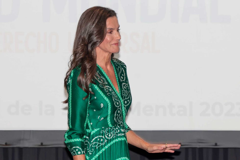 letizia con vestido de sandro