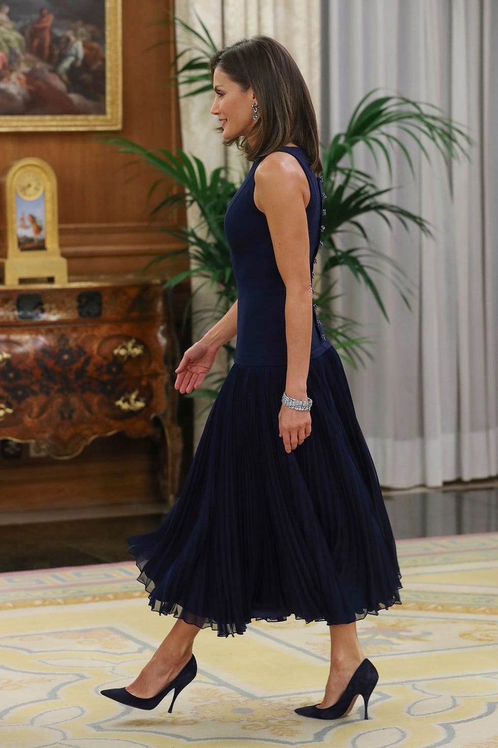 La Reina se ha convertido en la protagonista absoluta de los actos en los que ella y Felipe VI han ejercido de anfitriones del  presidente de la República Popular China Xi Jinping y su esposa, Peng Liyuan.