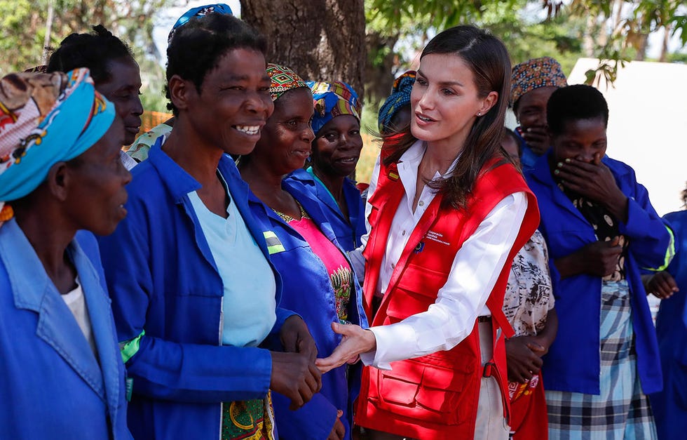 Reina Letizia, viaje de cooperación a Mozambique