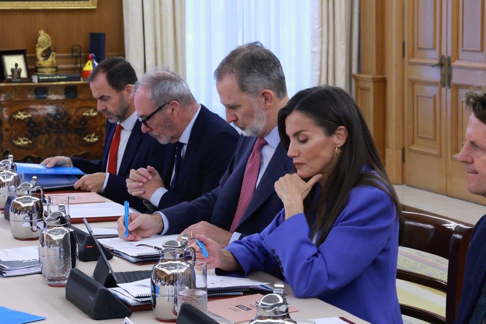 felipe vi y letizia en el palacio de la zarzuela