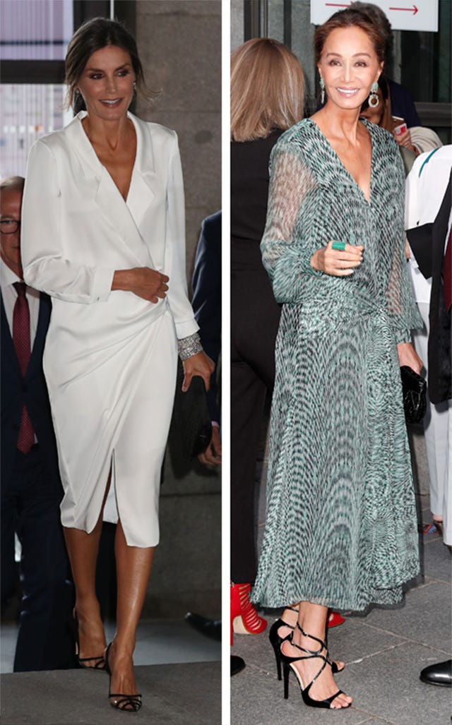 La reina Letizia e Isabel Preysler compiten en elegancia en el Teatro Real