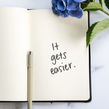 it gets easier it gets easier