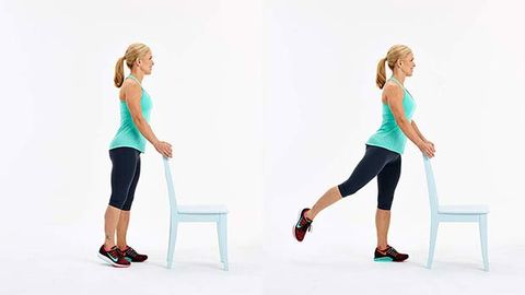 standing glute squeeze