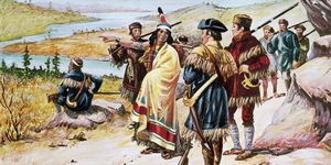 lewis and clark expedition, sacajawea guiding the expedition from mandan through the rocky mountains