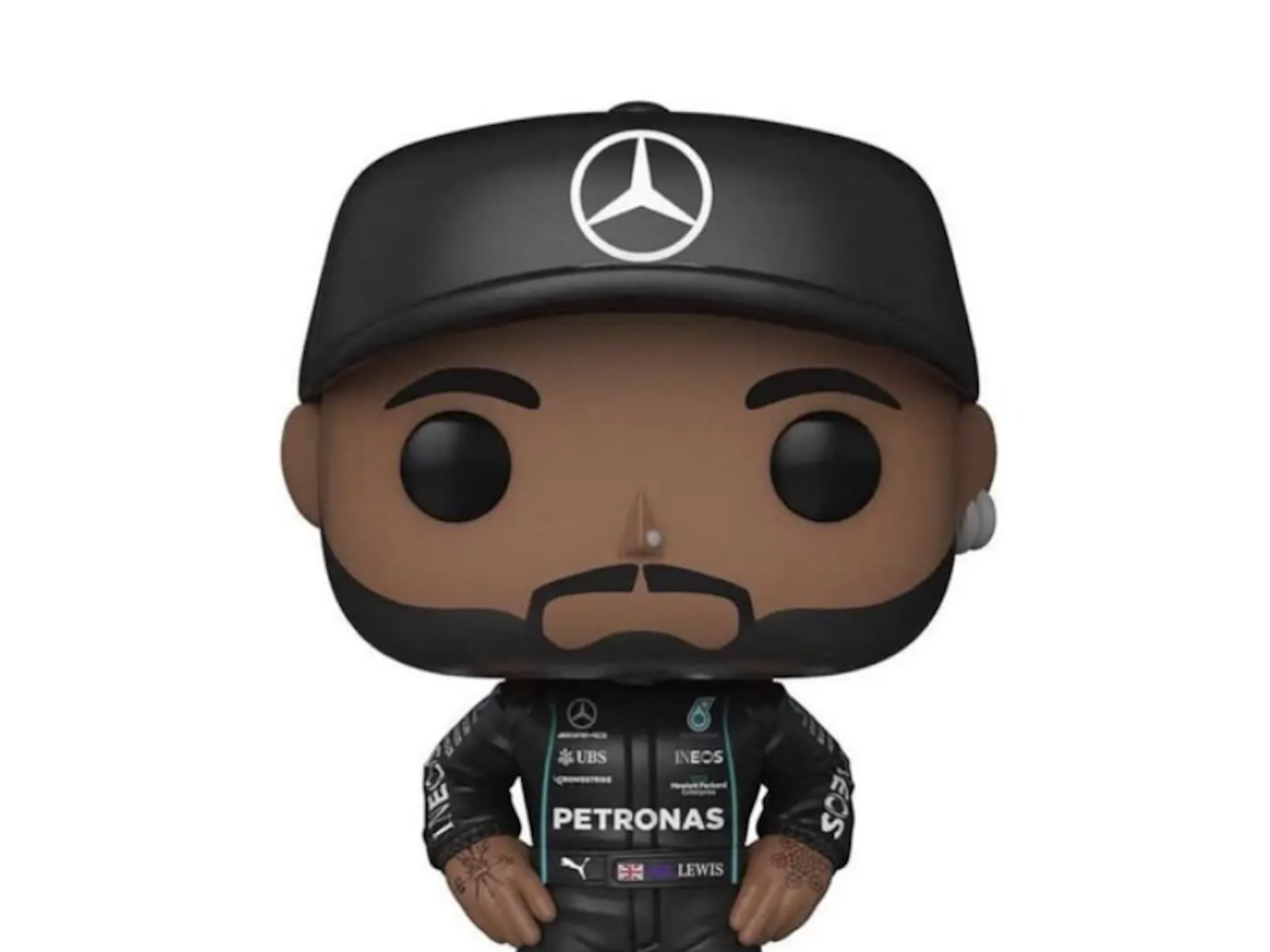 Lewis Hamilton The King of Speed! F1 Driver Cartoon Art with Funko