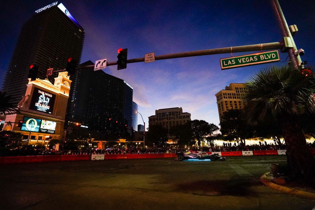 Así es una vuelta al nuevo circuito de Las Vegas de la F1