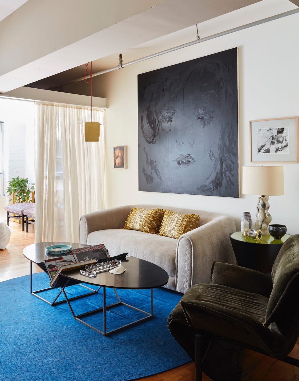 Leyden Lewis packs happiness into his bijou Brooklyn apartment