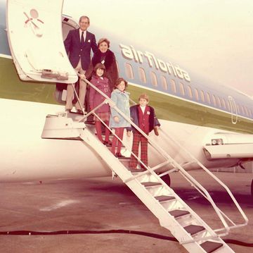 the timoner family on an air florida jet