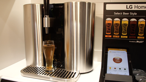 LG HomeBrew beer brewing machine