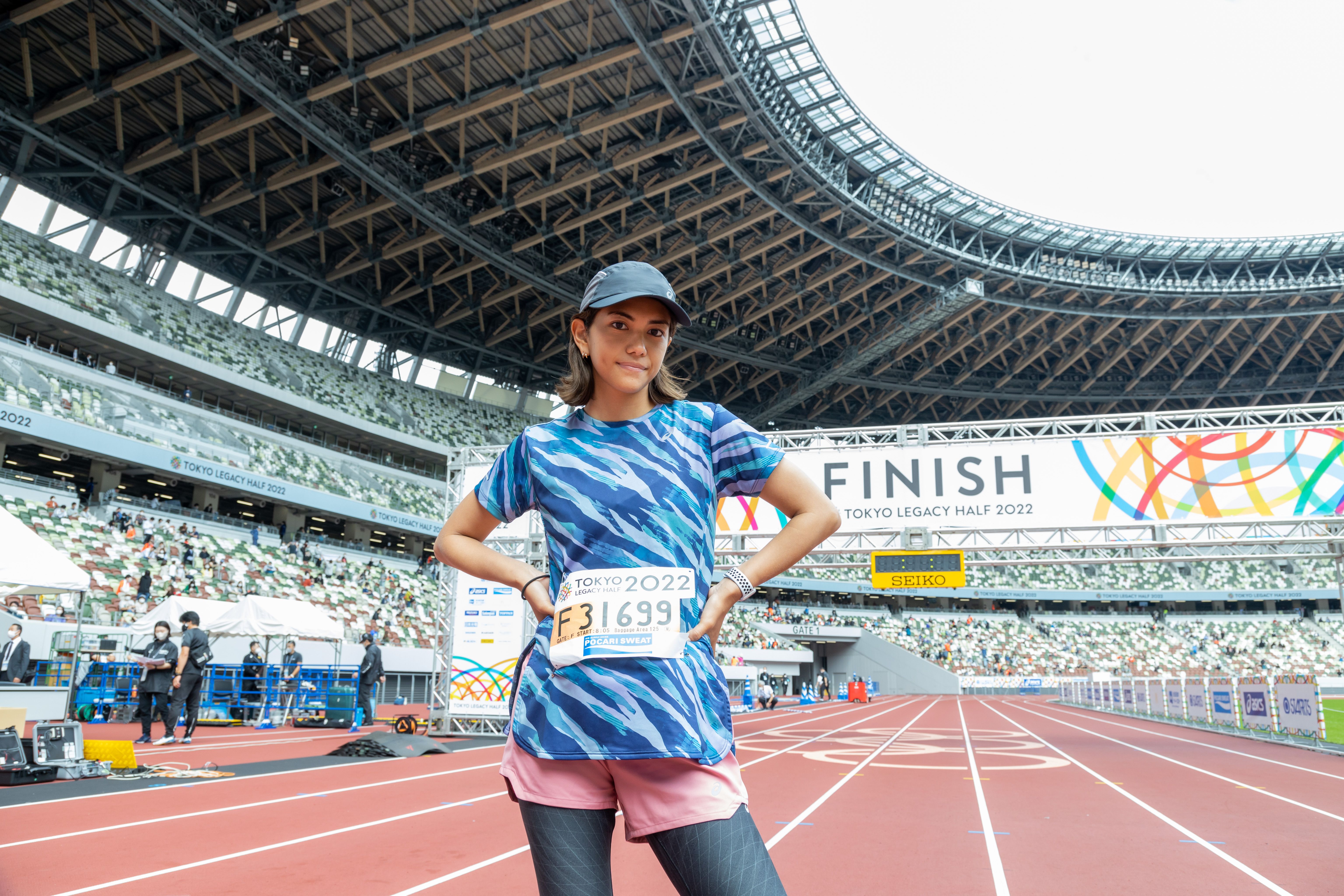 ランニングはチーム戦！」東京レガシーハーフマラソン2022にレイラが挑戦