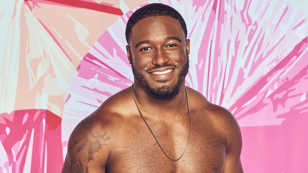 meet melvin "cinco" holland jr who is looking for love this summer on love island new episodes air tuesdays   fridays 900 1000 pm, etpt and sundays 900 1100 pm, etpt on the cbs television network and available to stream live and on demand on the cbs app and paramount   photo sara mallycbs ©2021 cbs broadcasting, inc all rights reserved
