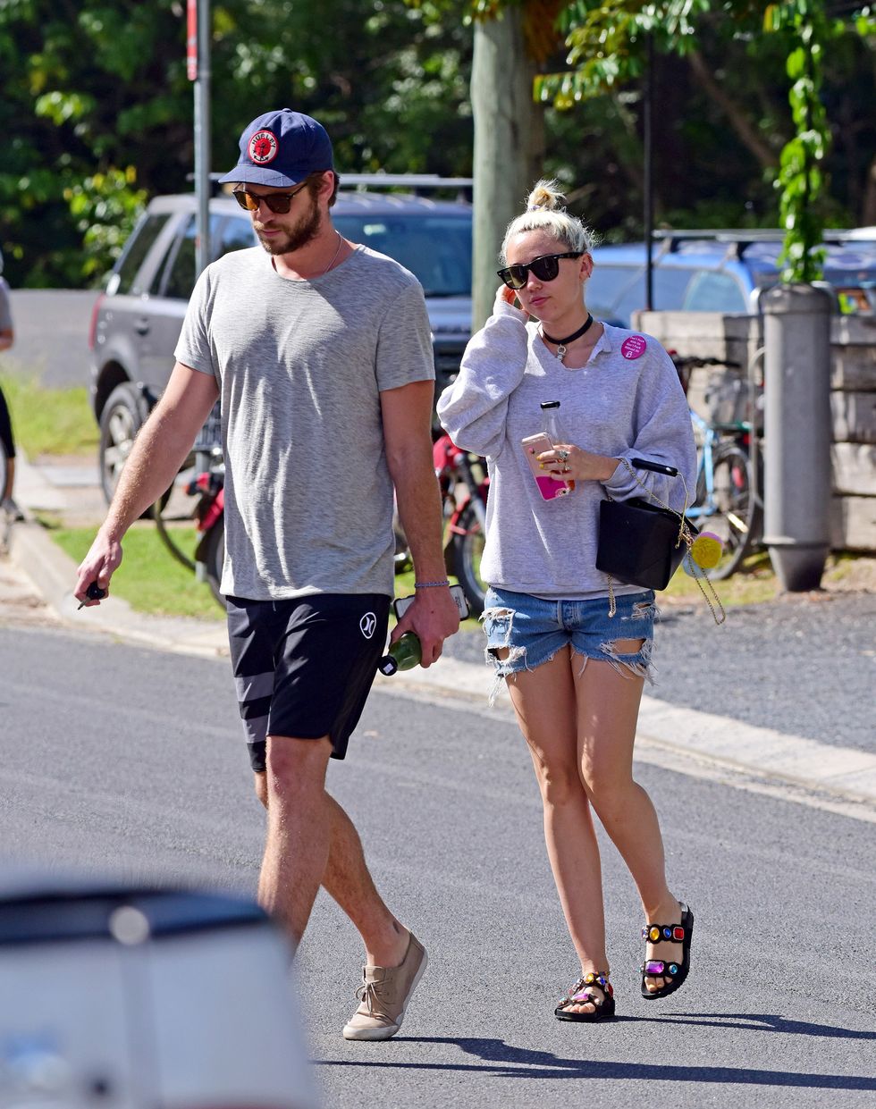 Liam Hemsworth and Miley Cyrus Sighting