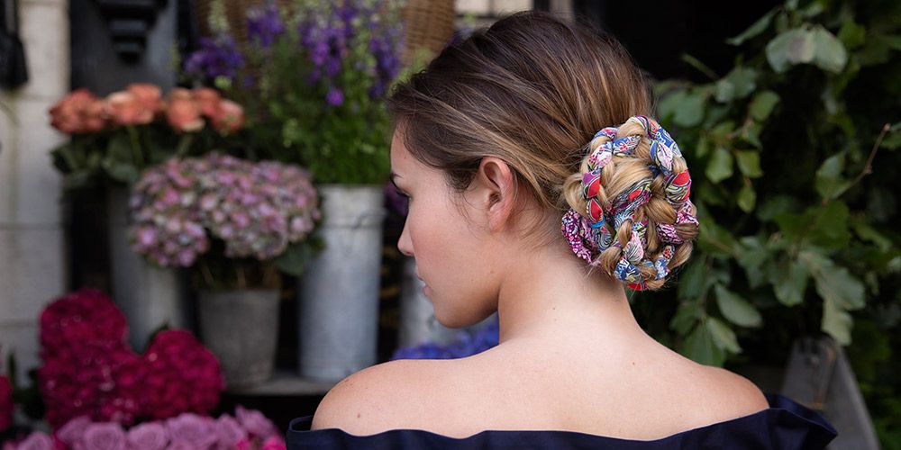  Liberty x Taylor Taylor scarf hair styling - Liberty print hair accessories 