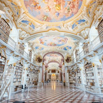 library admont abbey, austria