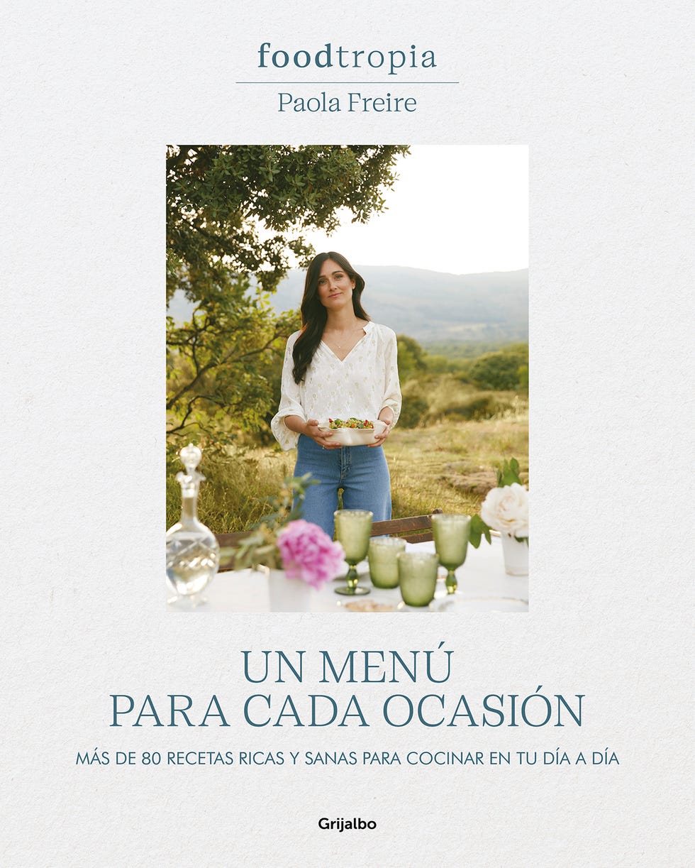 libro de recetas un menú para cada ocasión, de paola freire 'foodtropia'