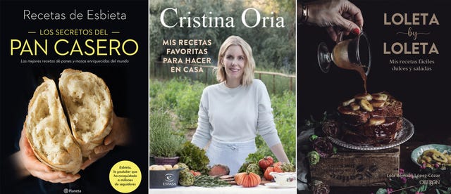 libros pan casero, mis rectas favoritas para hacer en casa de cristina oria y loleta by loleta