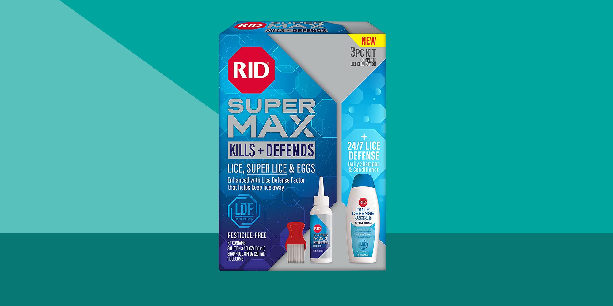 Vamousse Lice Defense Daily Shampoo, Super Lice Killing and Prevention, 10  fl. oz. 