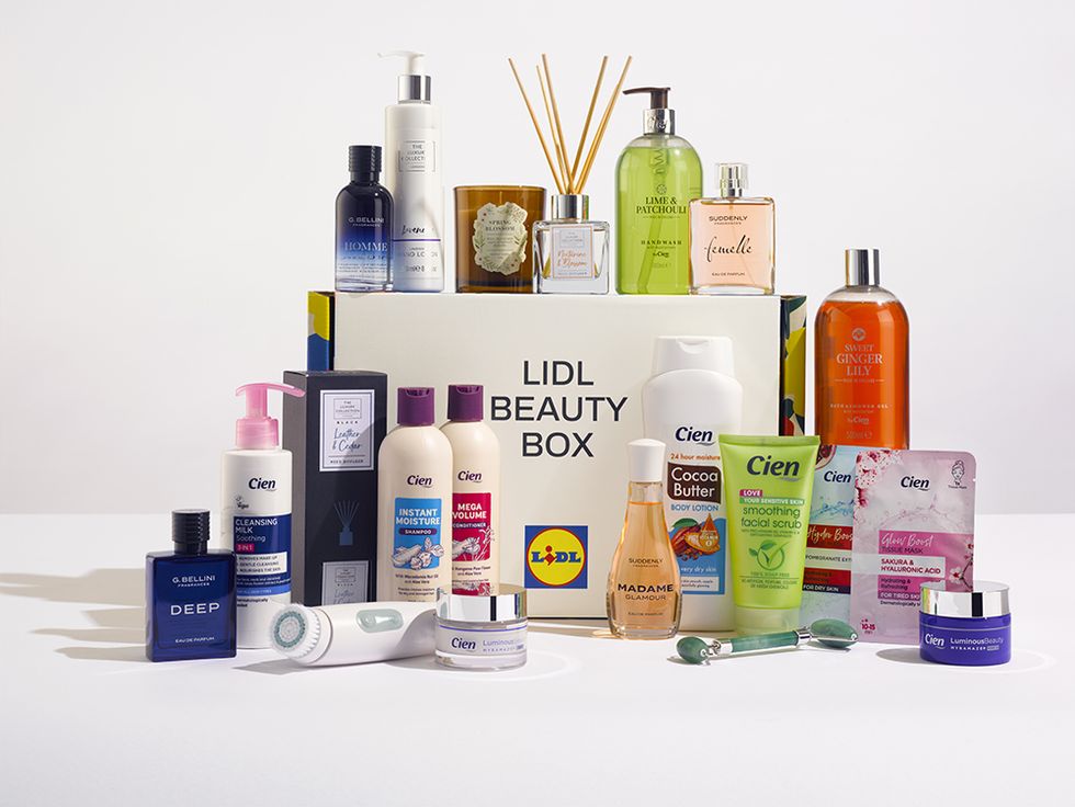 contents of lidl beauty box