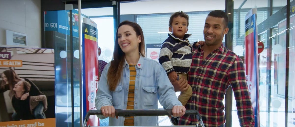 Mixed-race couple in a Lidl advert may move after racist abuse