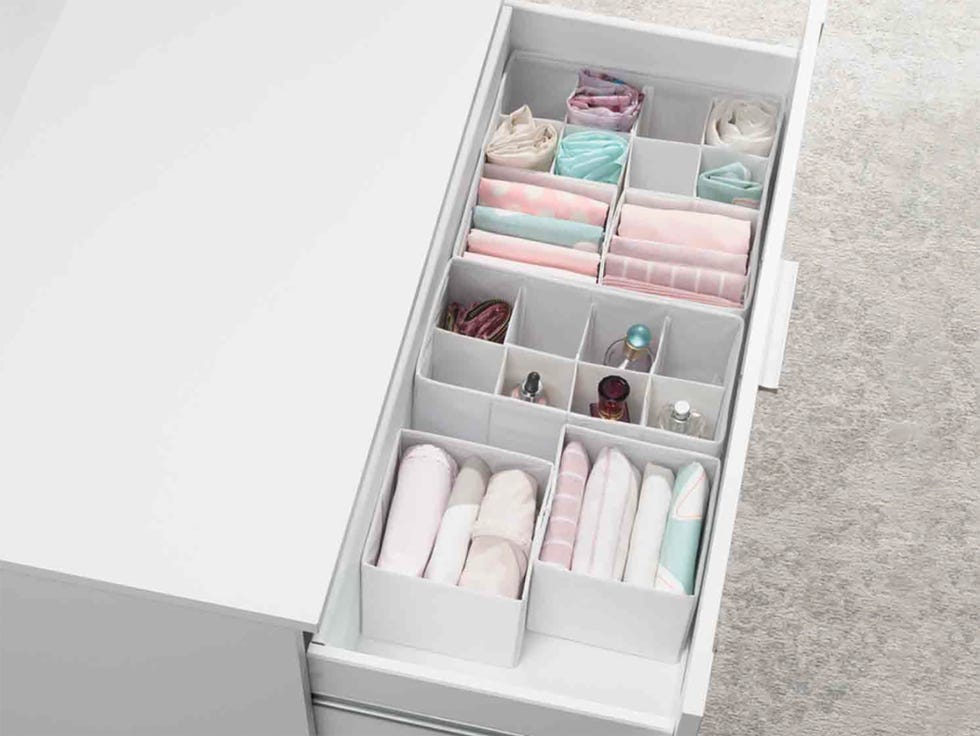 lidl tiene el set de organizadores par cajones y armarios pequeños perfectos para ordenar la ropa y los complementos