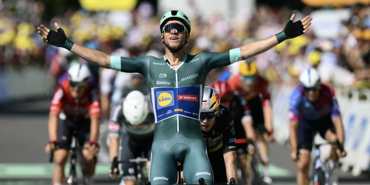 Results from Stage 8 of the 2025 Tour de France