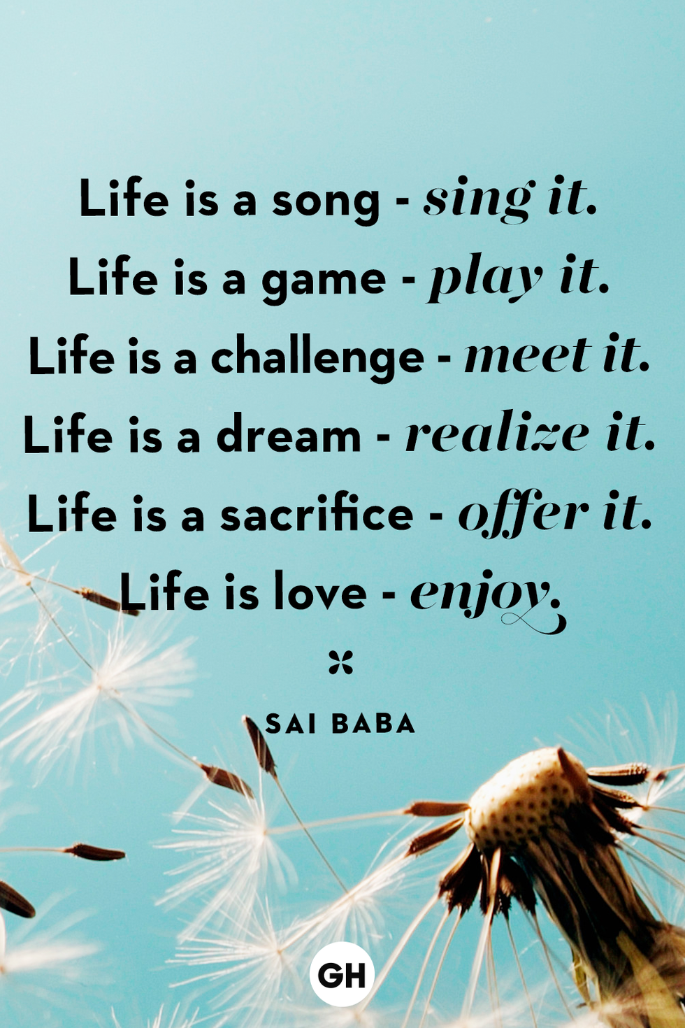 Quote About Enjoying Life (Quote Image)