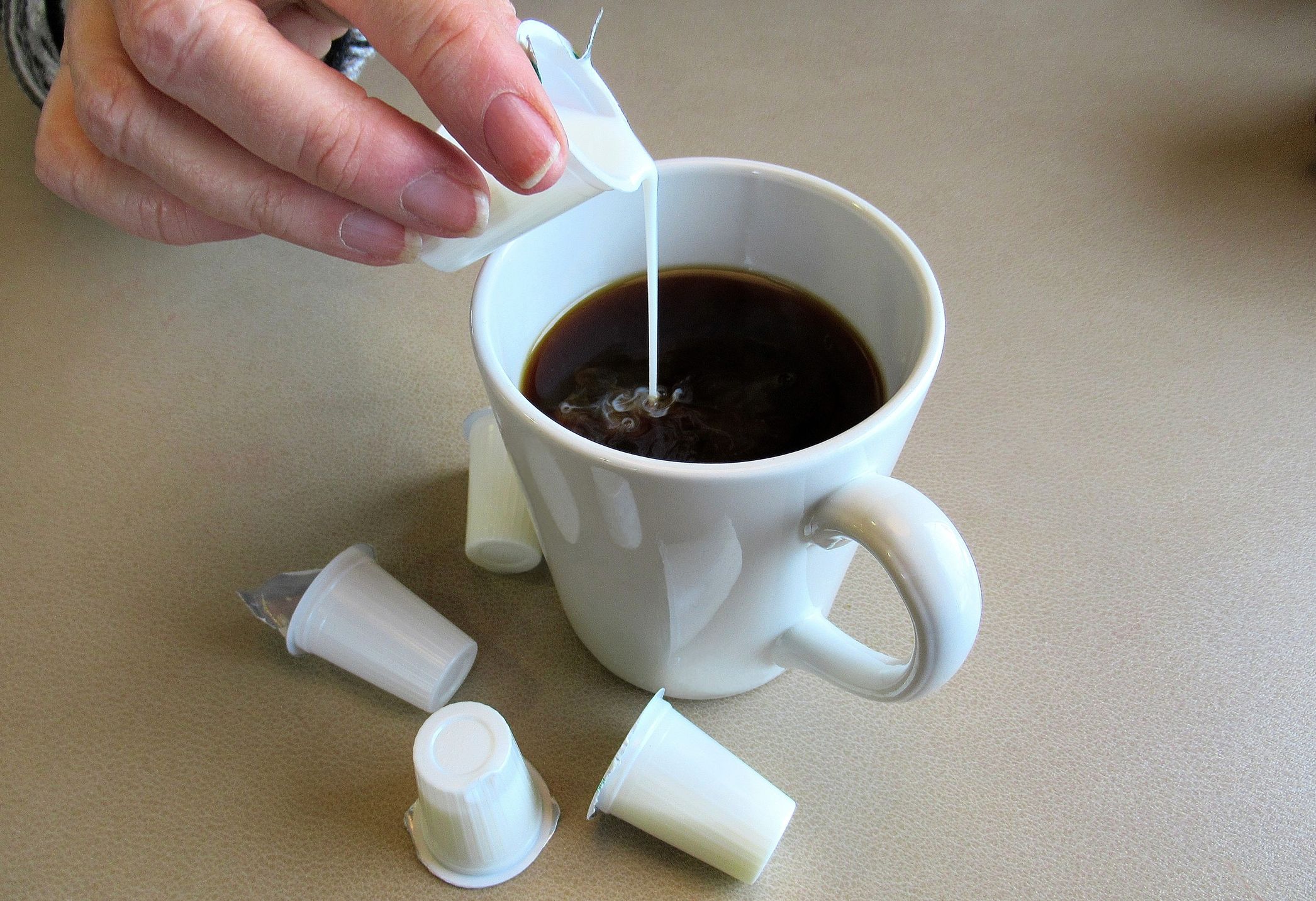 This is the Largest Single Coffee Creamer You Ever Did See