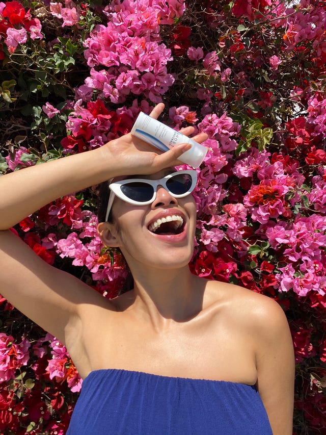 women holding ghost democracy sunscreen