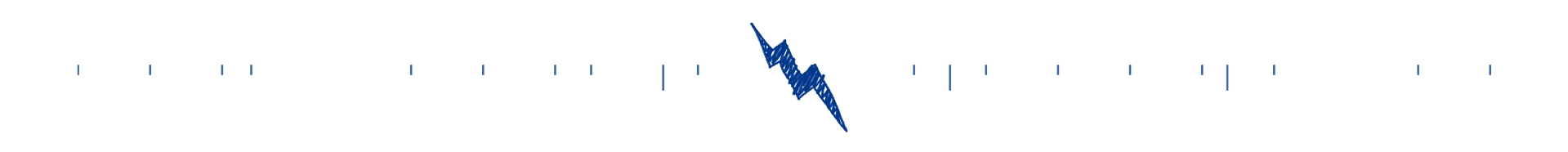 a decorative horizontal line with a zigzag pattern in the center