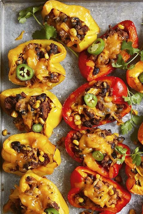 best light dinner ideas bell pepper nachos