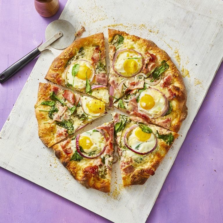 light dinner ideas ham and spinach pizza